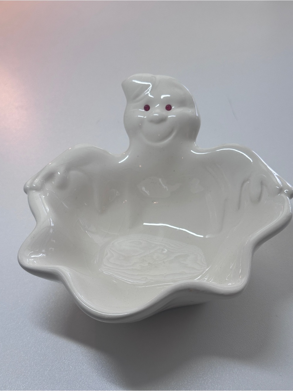 White Ghost Candy Dish - Halloween Decor